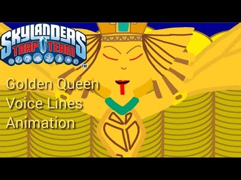 Golden Queen Voice Lines Animated From Skylanders Trap Team