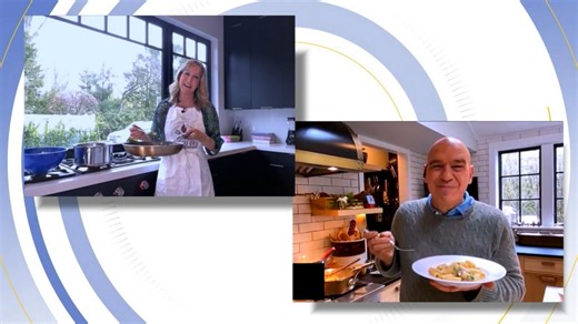 Chef Michael Symon shares comforting pasta dish with peas and bacon