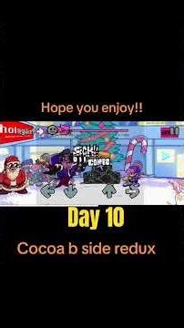 Playing FNf b side redux v slice port every single day until I hit 100 subs day 10 FNF