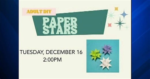 Allentown Public Library offering DIY paper star-folding workshop today