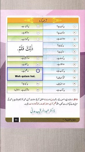 Minhajul Arabia 1 lesson 2 | Minhaj al Arabia translate into Arabic | #arabic #minhajularabia