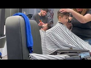 At Barber Shop - Haircut