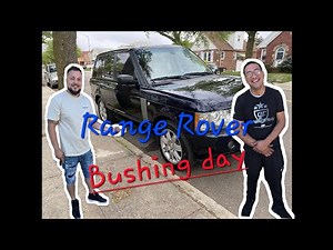 2009 Range Rover HSE L322 Rear lower control arm bushing replacement & carrier Bushing replacement