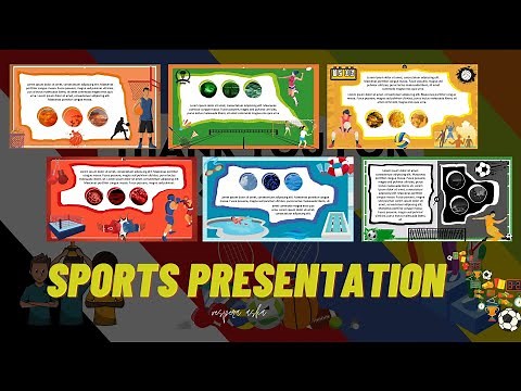 Sports Powerpoint Presentation Template | Animated PPT | Vespera Asha