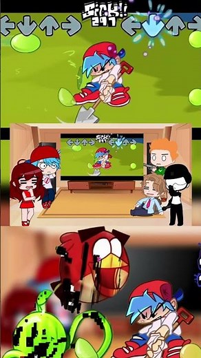 Birds and Botany | FNF Reaction PVZ/Red Glitch #shorts