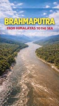 Brahmaputra River Journey | From Himalayas to the Bay of Bengal #brahmaputrariver #viral #geography