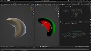 Dynamic wrinkle with procedural tension map in Blender geometry node
