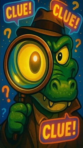 He’s not just an alligator… he’s an INVESTIGATOR 🕵️🐊😂”
