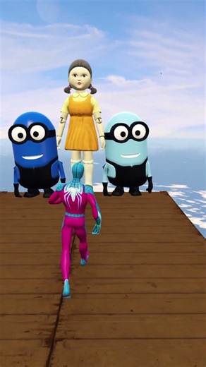 GTA 5 Epic Ragdolls Spiderman Jumps Fails ep 2563 #shorts