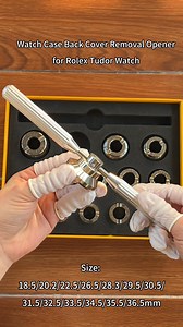 Watch Case Back Cover Removal Opener for Rolex Tudor Watch #RolexTools #WatchRepairTools #CaseBackOpener #CaseBackWrench #WatchCaseBackTool #WatchmakerTools #RolexRepair #TudorRepair #WatchRepair #WatchMaintenance #WatchToolkit #Horology #WatchCommunity #DIYWatchRepair #TopWatchParts | Watch2parts