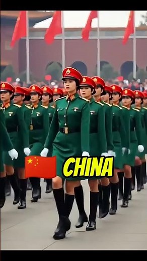 🔥 China’s Female Soldiers March in Perfect Formation | Military Parade 2025 🇨🇳