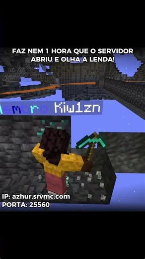 OLHA ESSA LENDA! #minecraft #server #survival #bedrock #mcpe