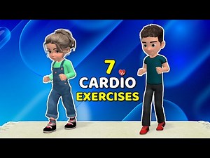 7 CARDIO EXERCISES TO WAKE CHILDREN UP - Videos For Kids