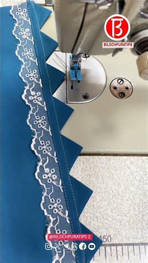 A Simple Method for Making Triangular Lace Trim