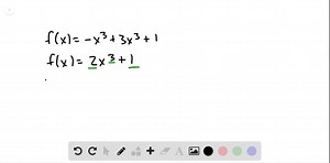 SOLVED:Determine whether the function is a polynomial function. If so, find the degree. If not, state the reason. f(x)=-x^3 3 x^3 1