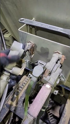 Replacing glad hand on semi truck air system