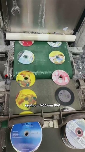 Daur ulang VCD dan DVD #faktaunik #munandartv
