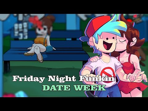 Friday Night Funkin' HD - Date Week - Girlfriend + Boyfriend Love Date