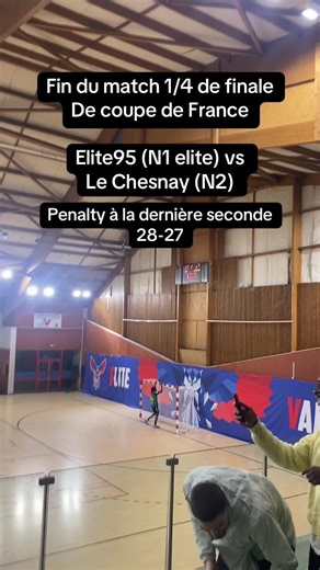 Résumé du quart de finale de la Coupe de France de handball