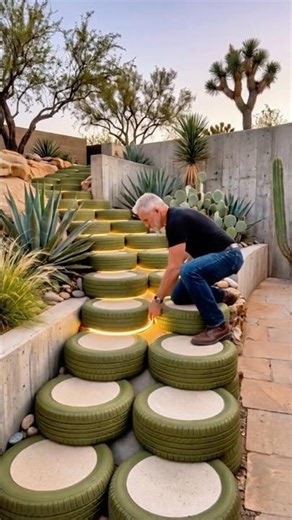 Anyone Can Make This Stunning Garden Decoration at Home Easy, Cheap and Creative 🌿💛🏡