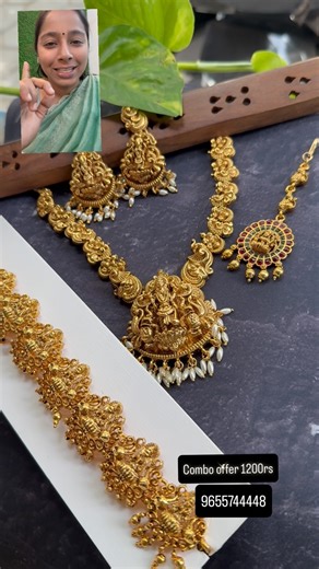 Keerthi Prabhu on Instagram: "#bride_maid_set _sale #combo_bride_maid_jewell #budjetfriendly_bride_set"