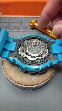 How to replace the battery on a Casio G-Shock GD-110 Digital Watch