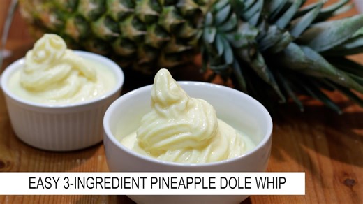 Easy 3-ingredient pineapple Dole whip