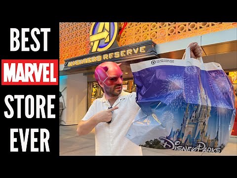 BEST MARVEL Store EVER: Avengers Reserve at Downtown Disney, California STORE TOUR
