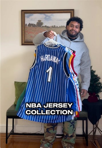 Here’s my full basketball jersey collection! @NBA @WNBA @NCAA #NBA #ncaa #nbajerseys #lebronjames #jerseycollection