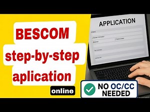 Step-by-step online application for BESCOM connect,With out cc,oc , gov decided to issue Janasnehi