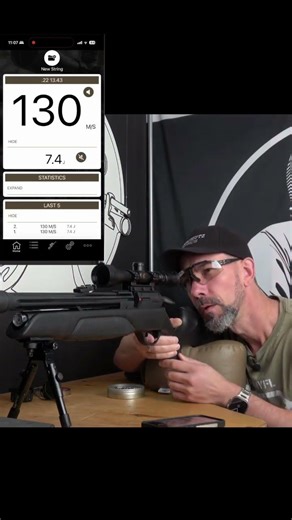 Gamo Arrow 5,5mm - Chronytest #airghandi #airguns #gamoarrow #shooting #chrony
