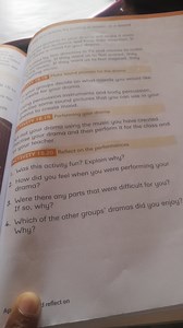 ACTIVITY 18.20 Reflect on the performancesWas this activity f... | Filo