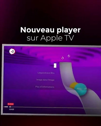 Le nouveau player Oqee by Free sur Apple TV