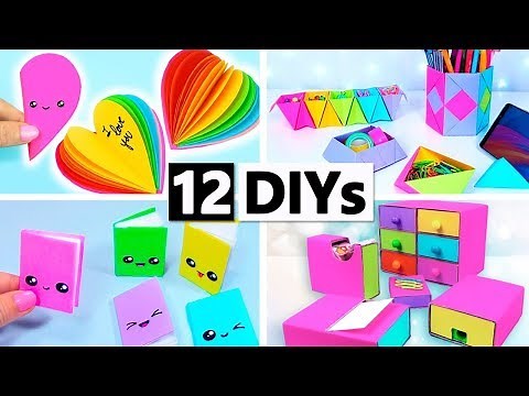 12 DIY SCHOOL SUPPLIES YOU CAN MAKE IN 5 MINUTES