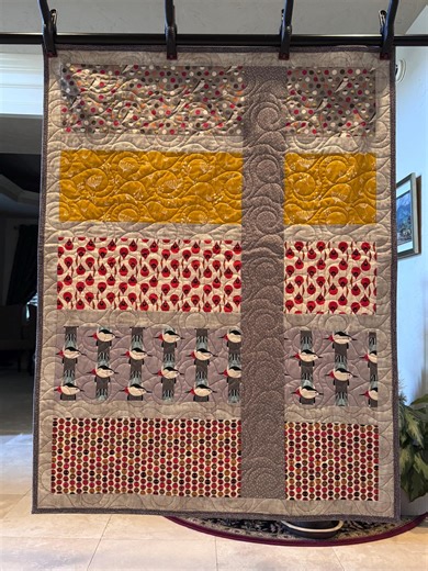 Charley Harper Birds and Lady Bugs Baby Quilt - Etsy