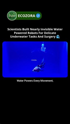 This Invisible Robot Can Catch A Live Fish Without Harm 🐟 #softrobotics #mit #innovation #tech