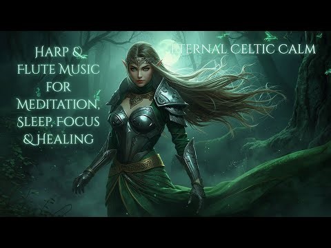 Eternal Celtic Calm 🌙 | Harp & Flute Music for Meditation, Sleep, Focus & Healing