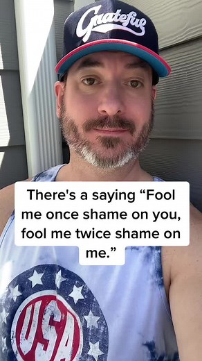 There's a saying “Fool me once shame on you, fool me twice shame on me.” #fool #foolme #foolmeonce #foolmetwice #hurt #trauma #traumatok #traumatized #traumahealing #traumarecovery #fyp #foryou