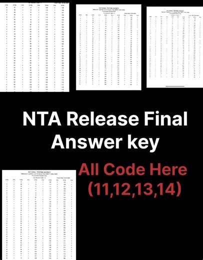 720 Mark's वाले बच्चे आ गये 715 पर, NTA Official Answer key Released #neet2026 #answerkey #shorts