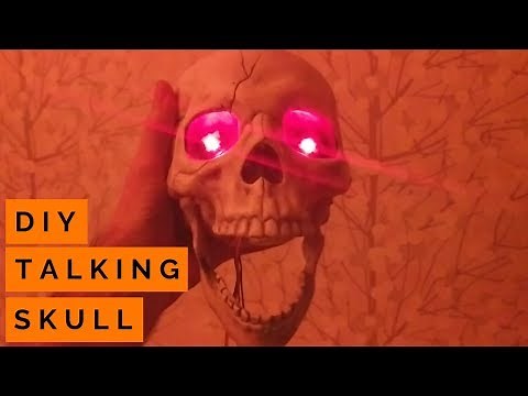 Building an Animatronic Skull for Halloween (Instructions)