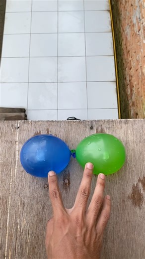 Experiment: Do mini water balloons explode if dropped from a height?