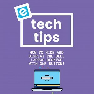 Tuesday Tech Tip!  This Dell Laptop shortcut tip allows you to access your important desktop files by clicking one button! Make sure to check back next week to see the next Tuesday Tech Tip.  #tuesdaytechtip #delllaptop #techtips #dellcomputer #delltech #technologyfacts | Envirofone | Facebook