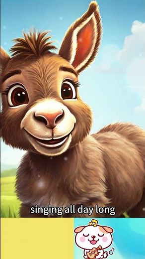Little Donkey, kids song about Donkey #kidssong #babysongs #donkey
