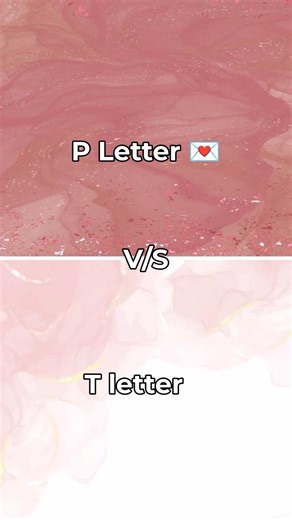 p Letter vs t letter ✉️💌💛 #viral #choose #chooseonering #fashion #youtuber #aesthetic
