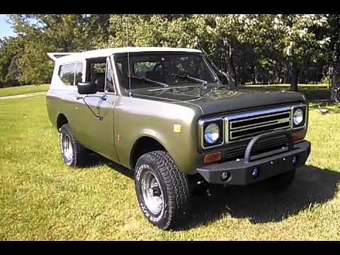 International Scout II restoration "Ginger Ale"