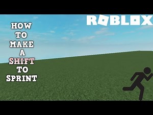 How To Make a Shift To Sprint In Roblox (Roblox Tutorial - 2022)