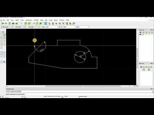 liberCAD ep5 เส้นบอกขนาด และตัวอักษร by Dr.Kriss