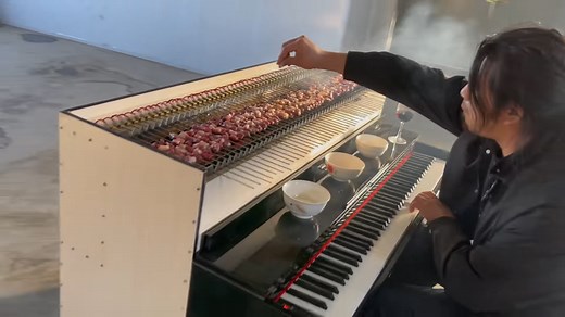 Finally, A Piano BBQ Grill That You Can Drive Around The Workshop