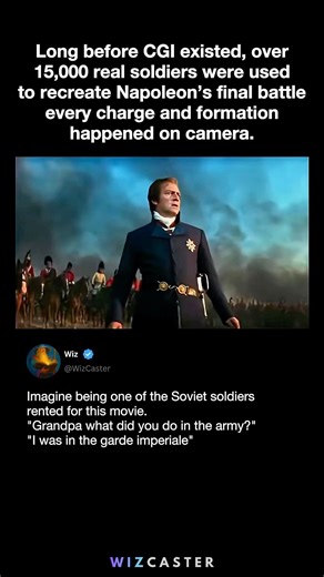 They used real soldiers in Waterloo (1970)