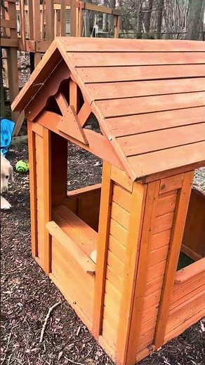 My kids adore this outdoor playhouse, perfect for their adventures